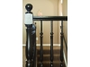 Black banister detail